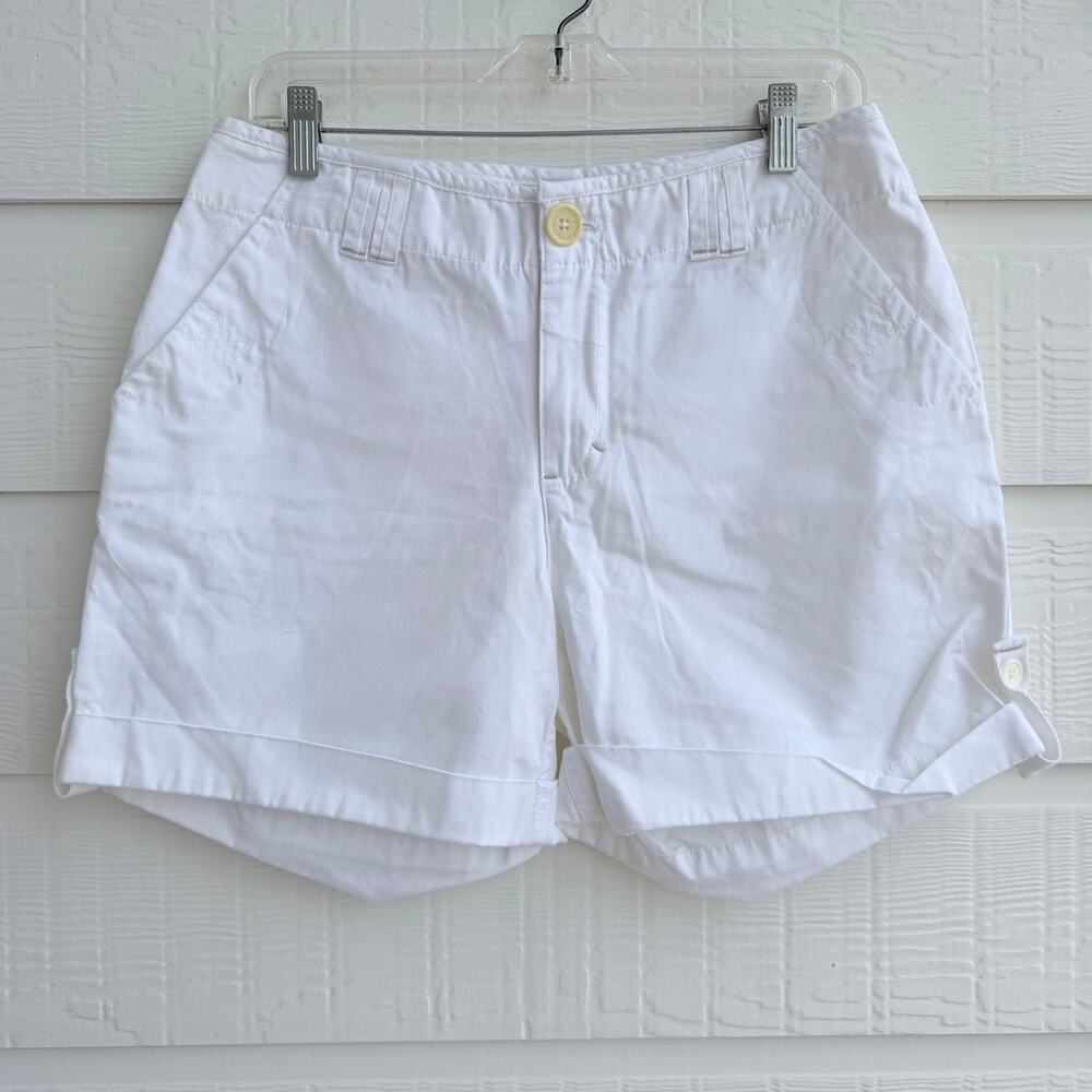 Duck Head White Cotton Shorts Size 10 Preppy Coastal NWOT